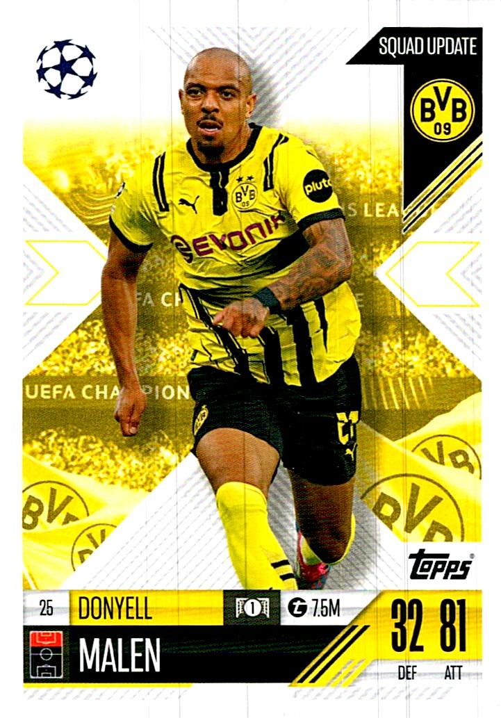 Match Attax Extra 2025 Donyell Malen nº25