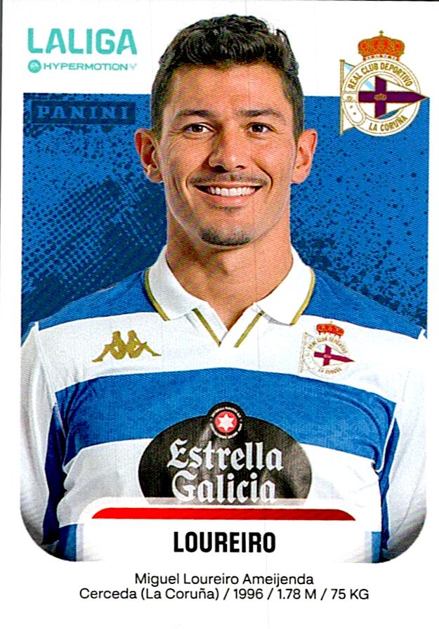 LALIGA HYPERMOTION 2025-26 LOUREIRO DEPORTIVO DE LA CORUÑA Nº178