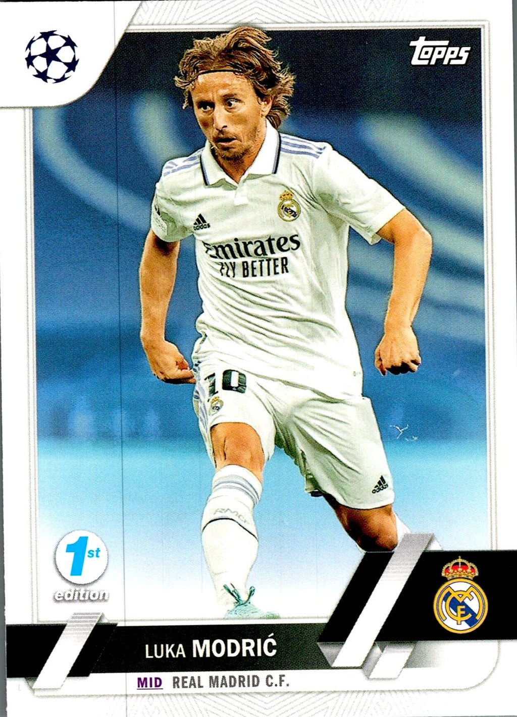 TOPPS UEFA CHAMPIONS LEAGUE 2022/2023 LUKA MODRIC Nº62 1ST EDITION