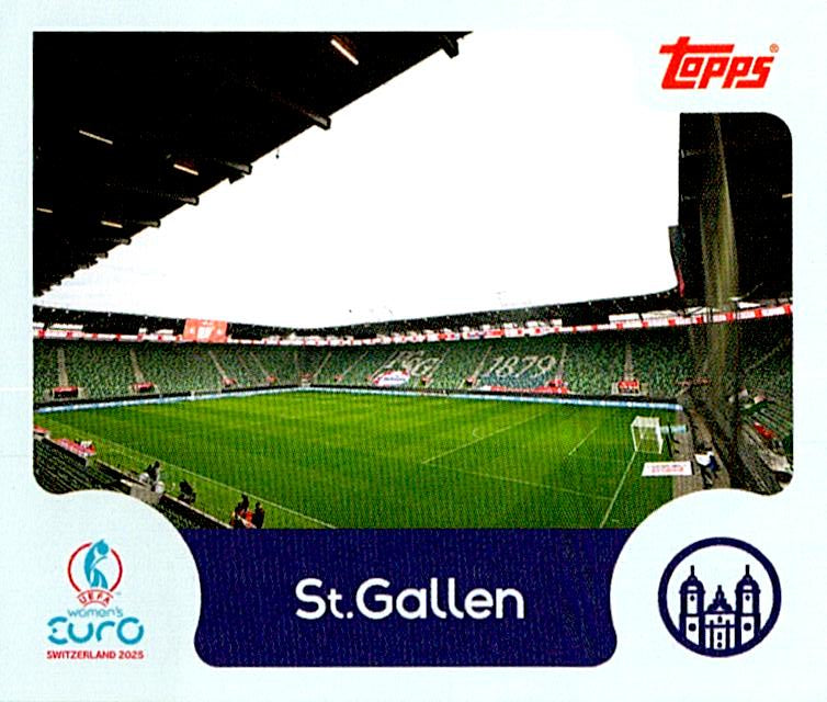 TOPPS WOMEN´S EURO SWITZERLAND 2025 St.GALLEN Nº25
