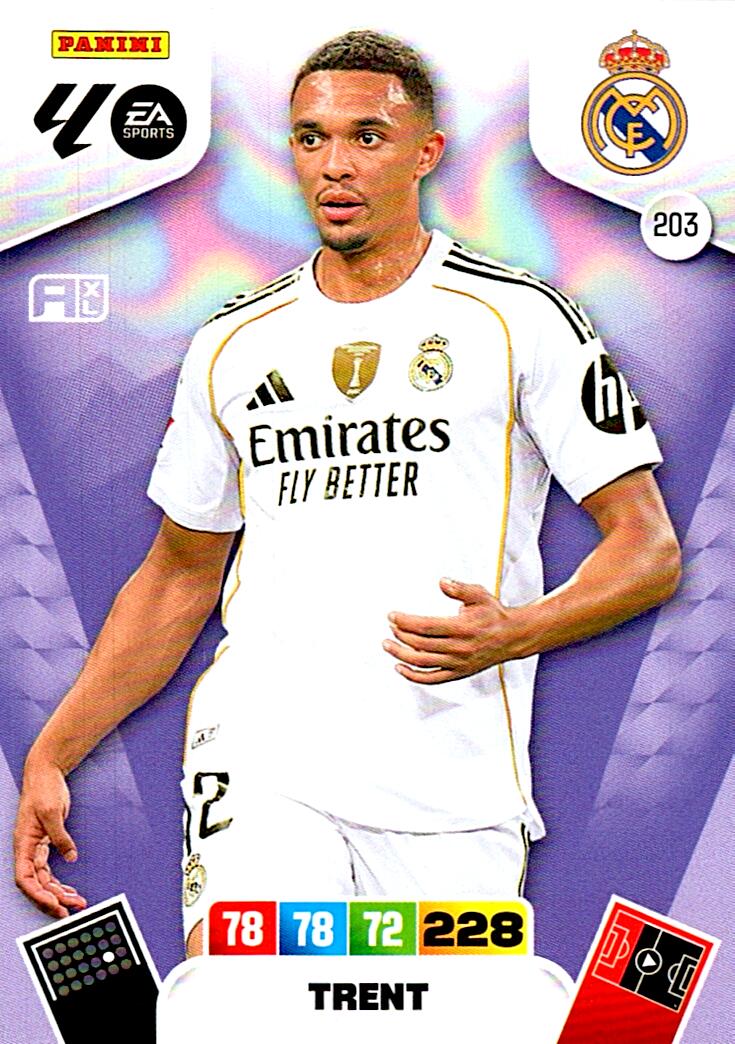 ADRENALYN LA LIGA 2025/2026 TRENT REAL MADRID Nº203