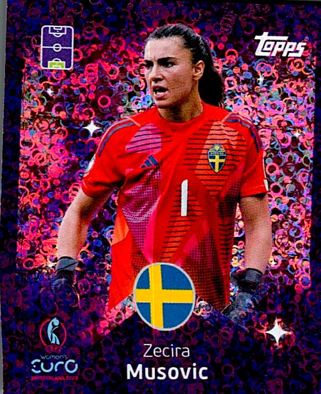 TOPPS WOMEN´S EURO SWITZERLAND 2025 ZECIRA MUSOVIC Nº166