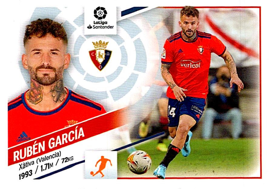Cromo Liga Este 2022/2023 RUBEN GARCIA CA OSASUNA Nº16