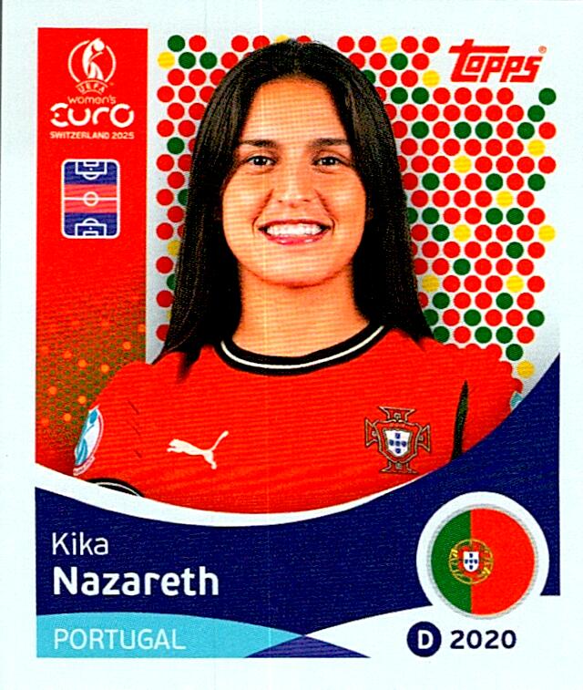 TOPPS WOMEN´S EURO SWITZERLAND 2025 KIKA NAZARETH Nº118