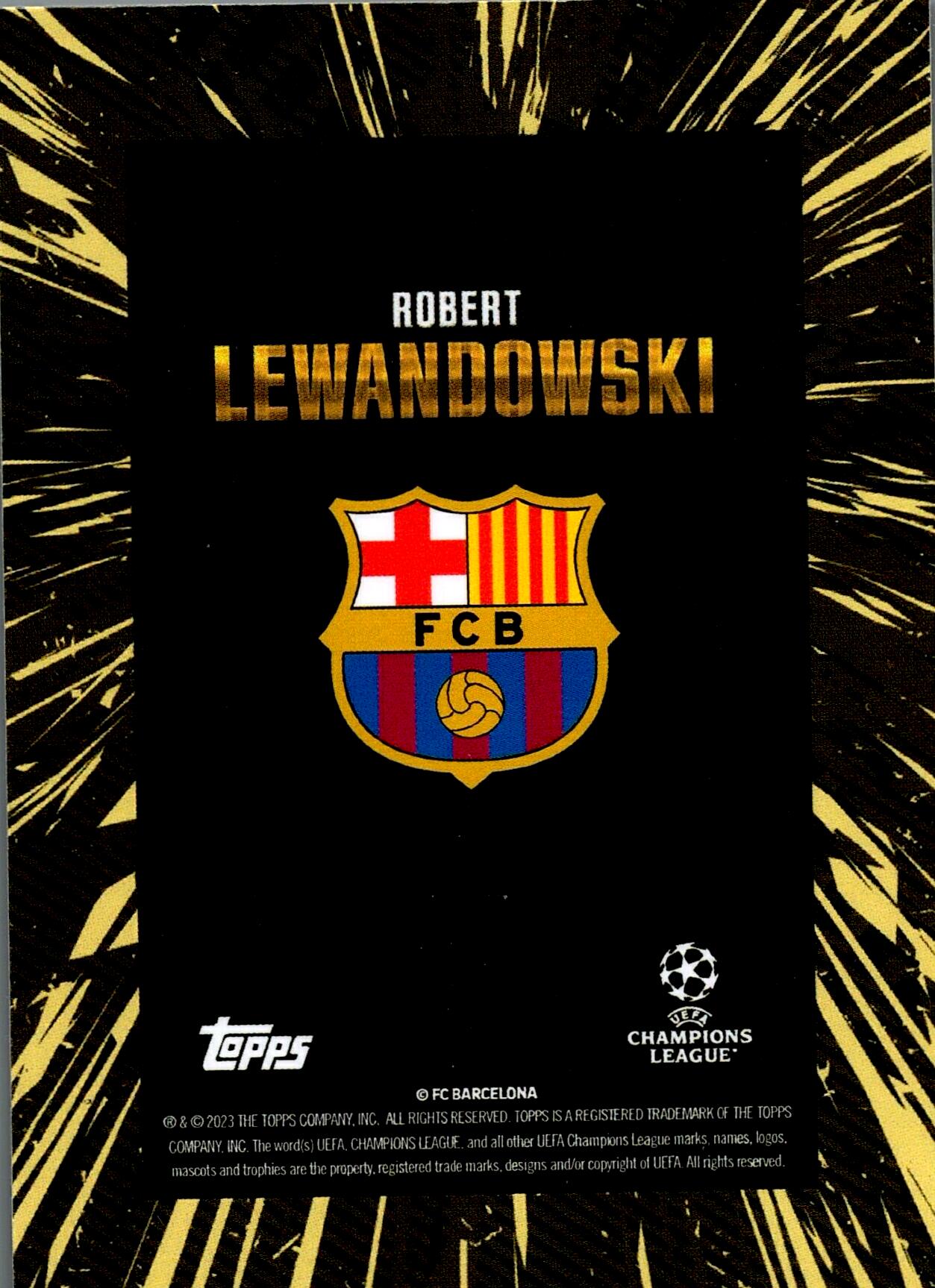 TOPPS UCL 2022/2023 LEWANDOWSKI X WHIP