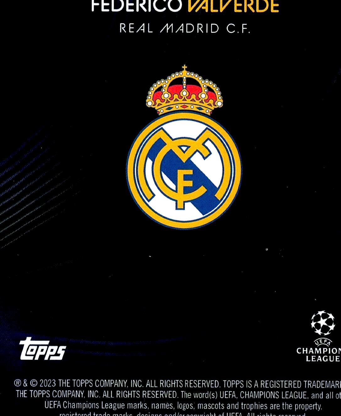 TOPPS KNOCKOUT 2023/2024 FEDE VALVERDE