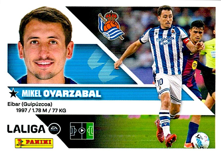 LIGA ESTE 2026/2027  REAL SOCIEDAD OYARZABAL Nº20