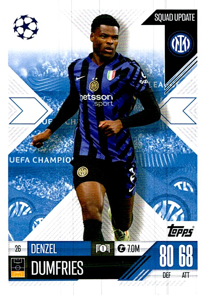 Match Attax Extra 2025 Denzel Dumfries nº26