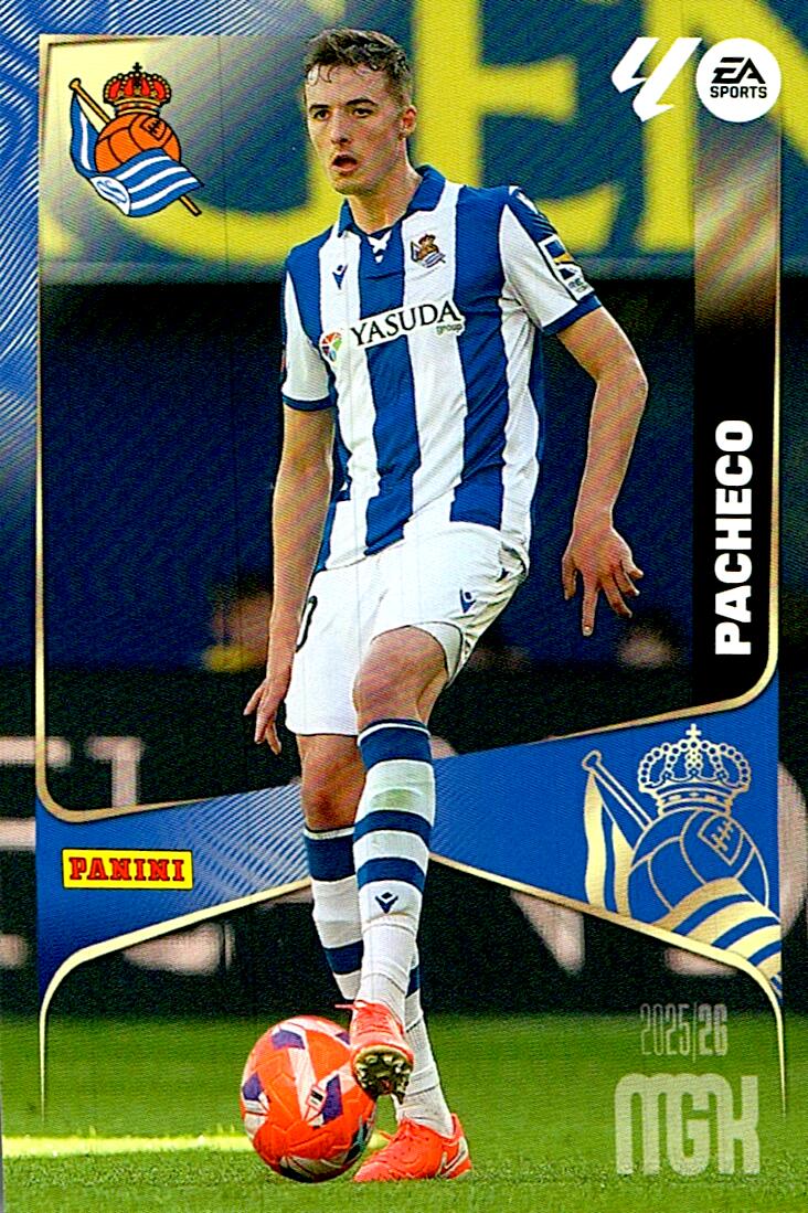 MEGACRACKS 2025/2026 PACHECO REAL SOCIEDAD Nº314