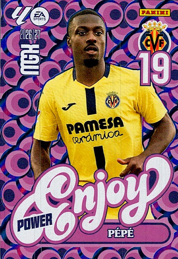 MEGACRACKS 2026/2027 ENJOY POWER PÉPÉ VILLAREAL CF Nº386P