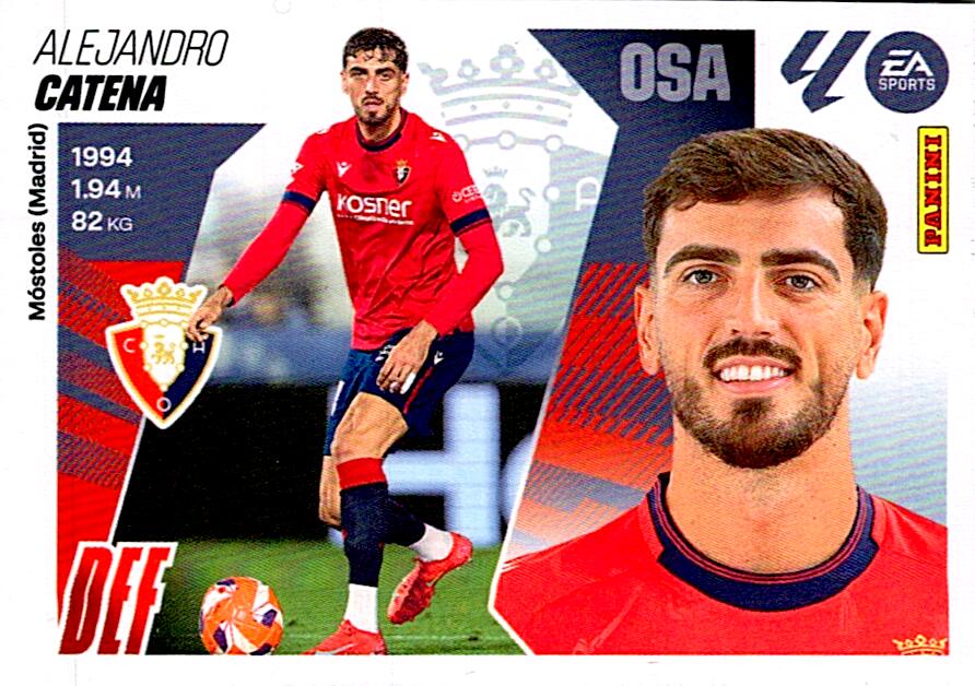 LIGA ESTE 2025/2026 CA OSASUNA CATENA Nº6