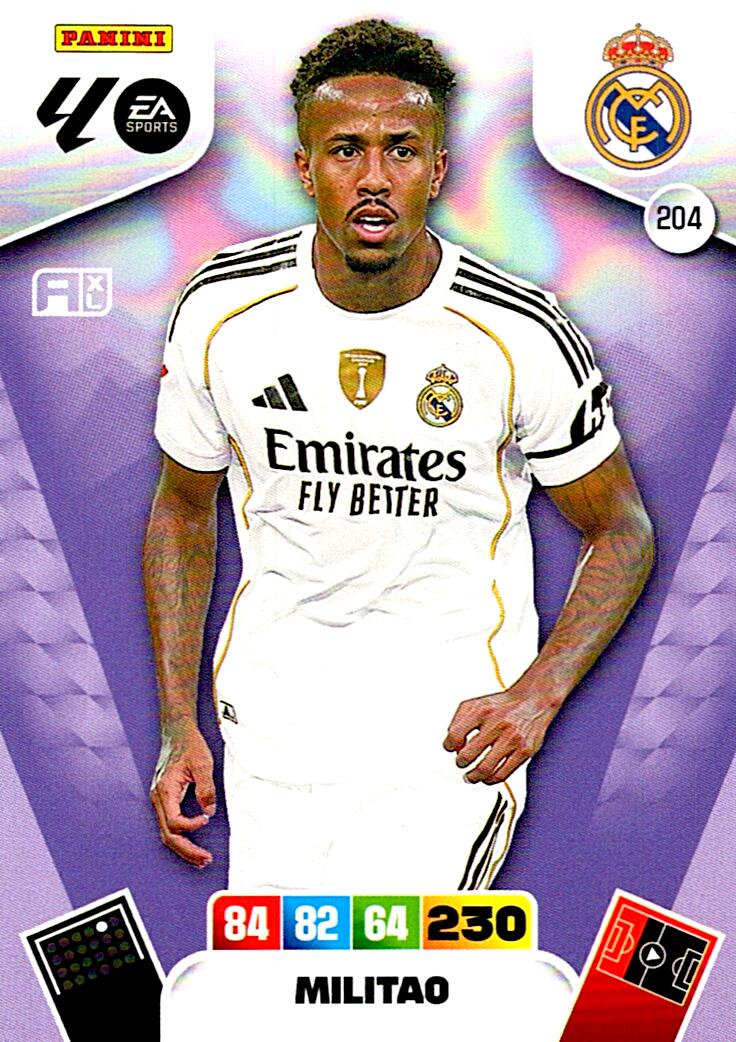 ADRENALYN LA LIGA 2025/2026 MILITAO REAL MADRID Nº204