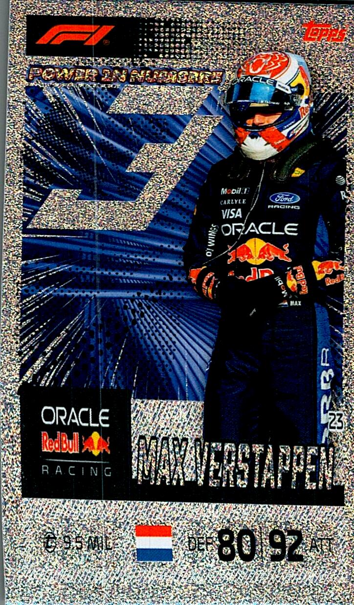 TURBO ATTAX FORMULA 1 2026 MAX VERSTAPPEN Nº23
