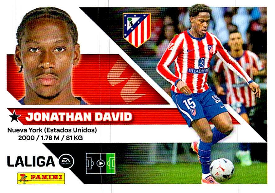 LIGA ESTE 2026/2027 JONATHAN DAVID FICHAJE Nº66 CUARTA EDICION