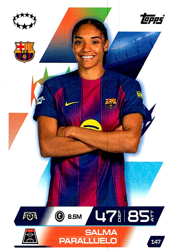 TOPPS MATCH ATTAX EXTRA 2025/26 SALMA PARALLUELO Nº147
