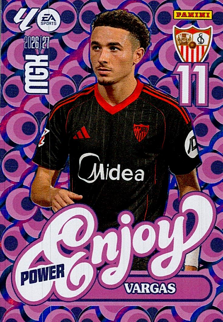 MEGACRACKS 2026/2027 ENJOY POWER VARGAS SEVILLA FC Nº387P