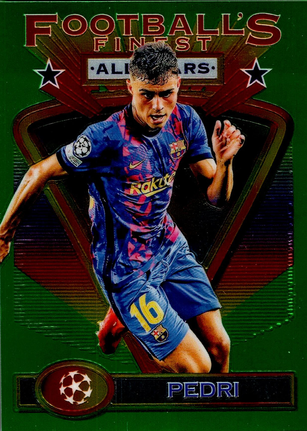 TOPPS FOOTBALL´S FINEST 2021/2022 - PEDRI Nº190 ALL STARS