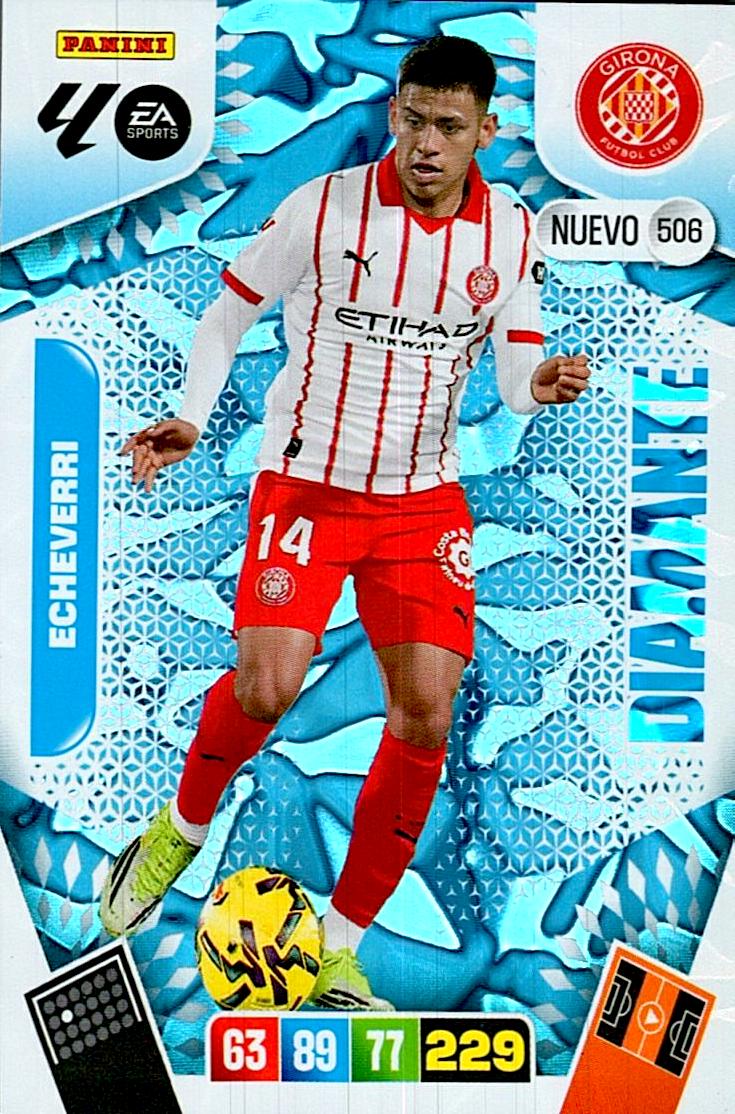 ADRENALYN LA LIGA 2025/2026 ECHEVERRI NUEVO DIAMANTE Nº506