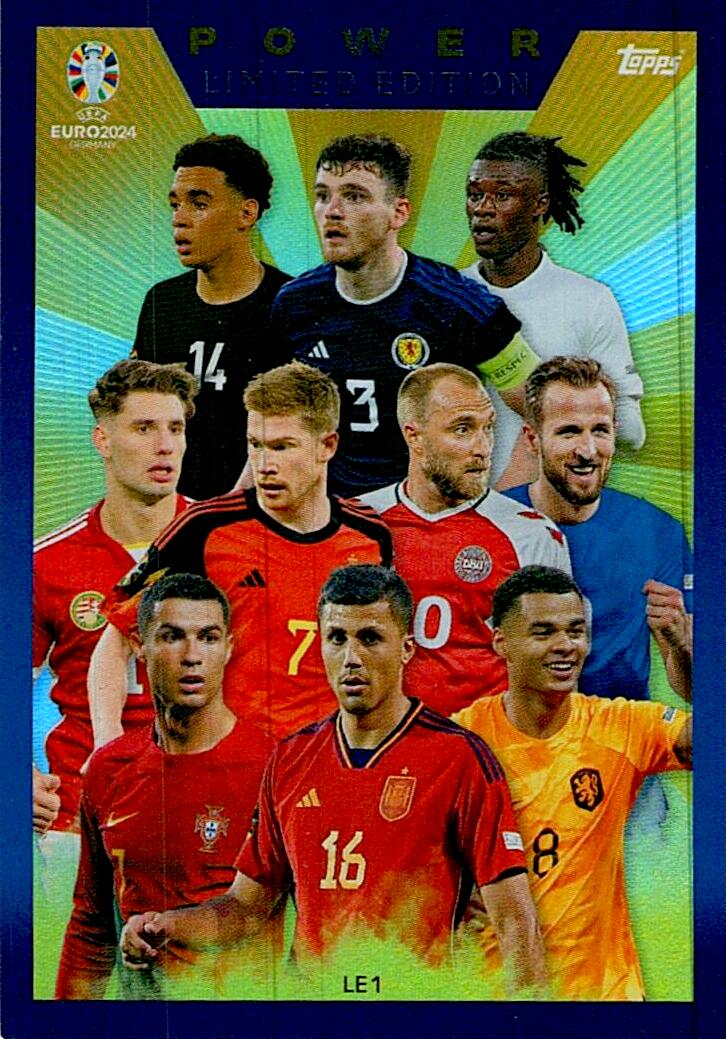 TOPPS MATCH ATTAX UEFA EURO 2024 POWER LIMITED EDITION NºLE1