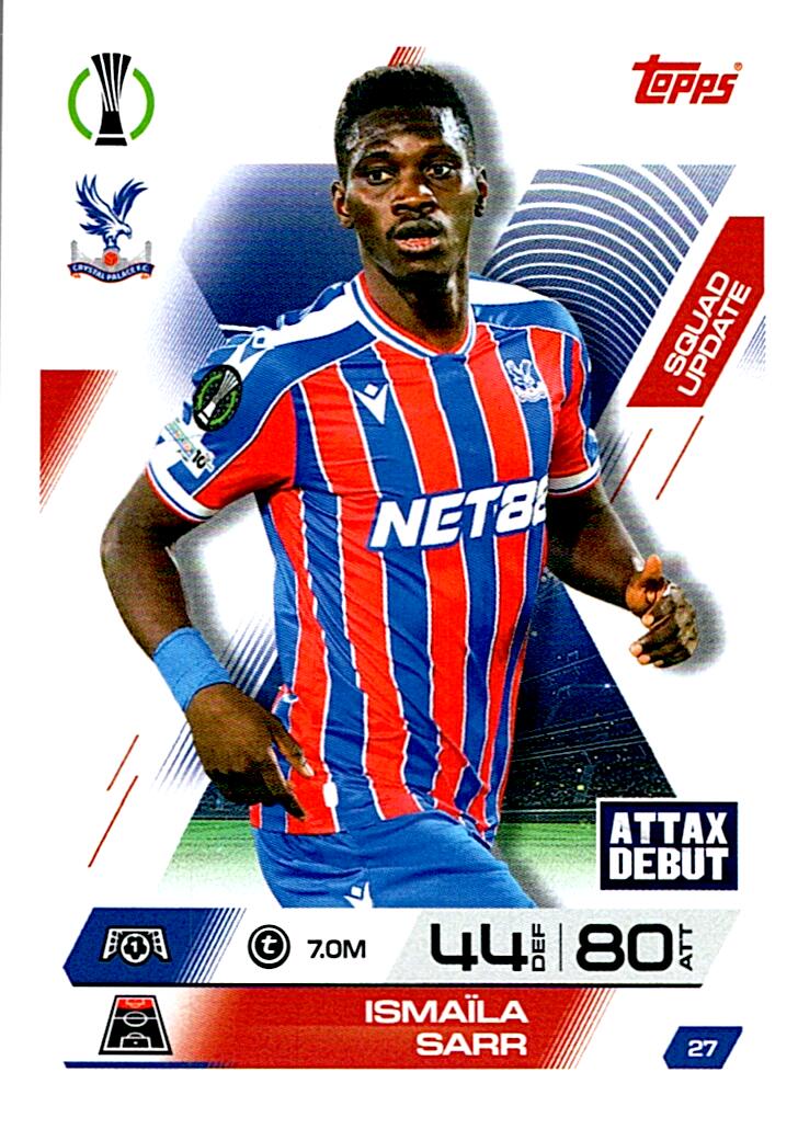 TOPPS MATCH ATTAX EXTRA 2025/26 ISMAÏLA SARR Nº27