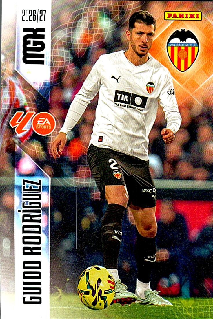 MEGACRACKS 2026/2027 GUIDO RODRÍGUEZ VALENCIA CF Nº353