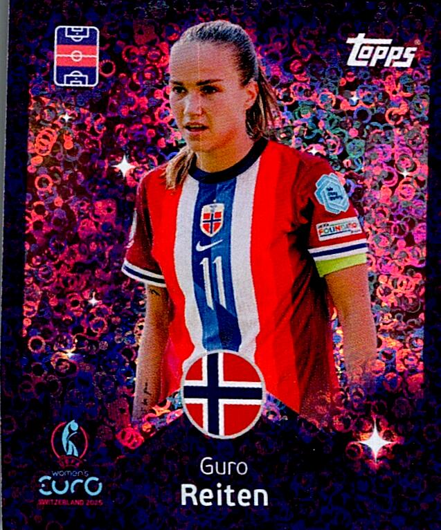 TOPPS WOMEN´S EURO SWITZERLAND 2025 GURO REITEN Nº167