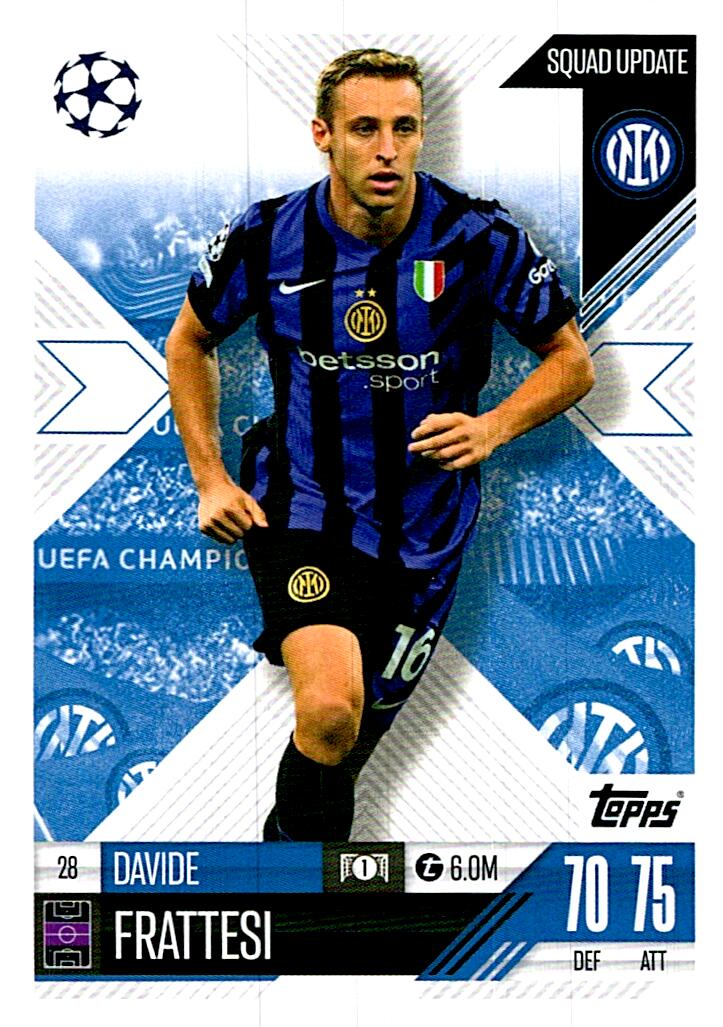 Match Attax Extra 2025 Davide Frattesi nº28