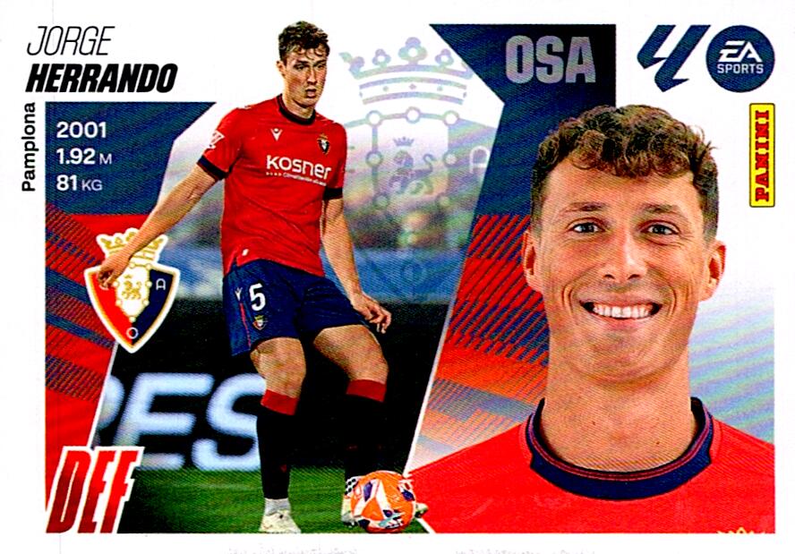 LIGA ESTE 2025/2026 CA OSASUNA HERRANDO Nº8