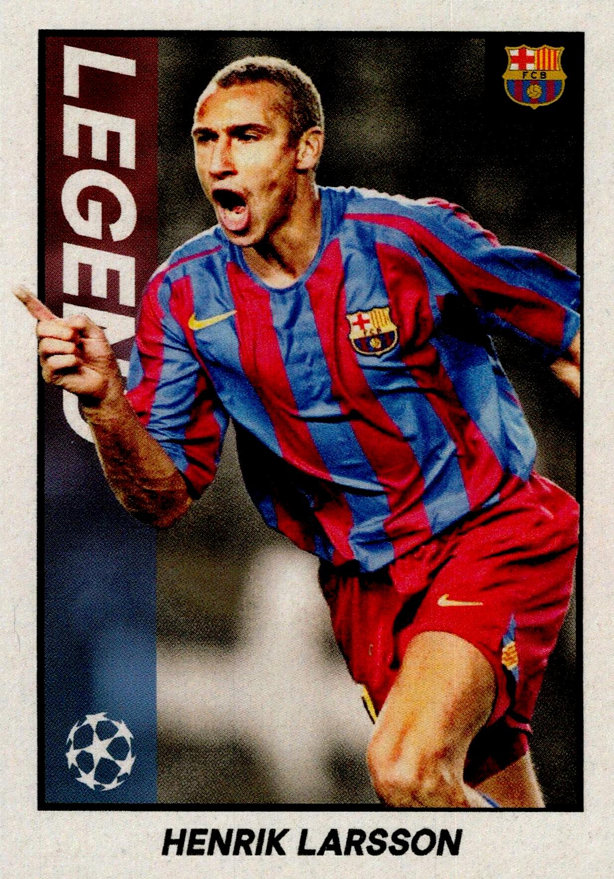 TOPPS MERLIN HERITAGE 97 2021/2022 HENRIK LARSSON Nº139