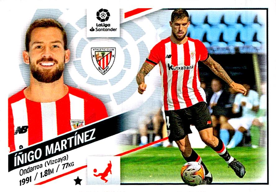 Cromo Liga Este 2022/2023 IÑIGO MARTINEZ ATHLETIC CLUB Nº7