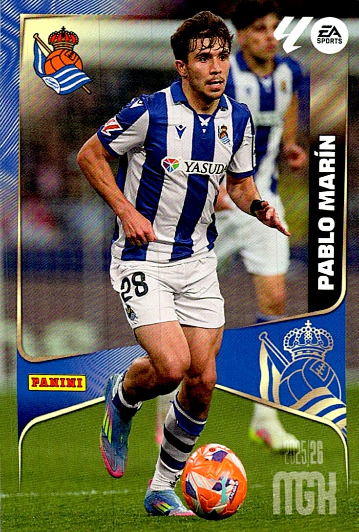 MEGACRACKS 2025/2026 PABLO MARIN REAL SOCIEDAD Nº316