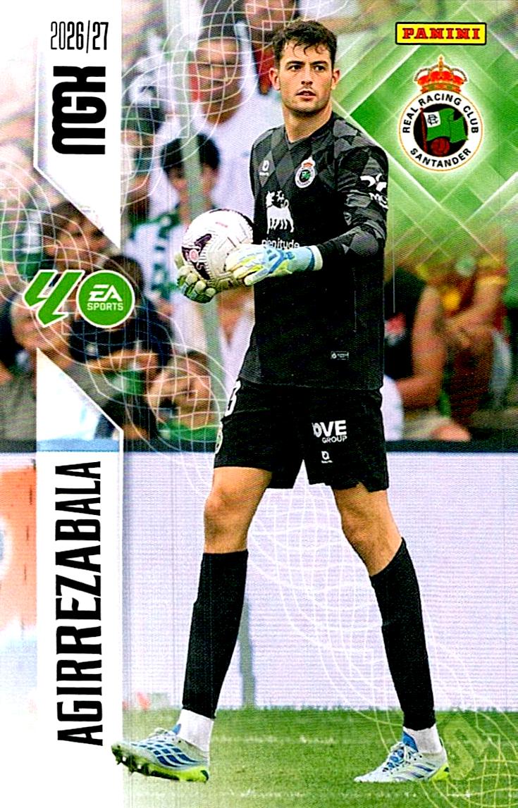 MEGACRACKS 2026/2027 AGIRREZABALA REAL RACING CLUB Nº272 SEGUNDA EDICION