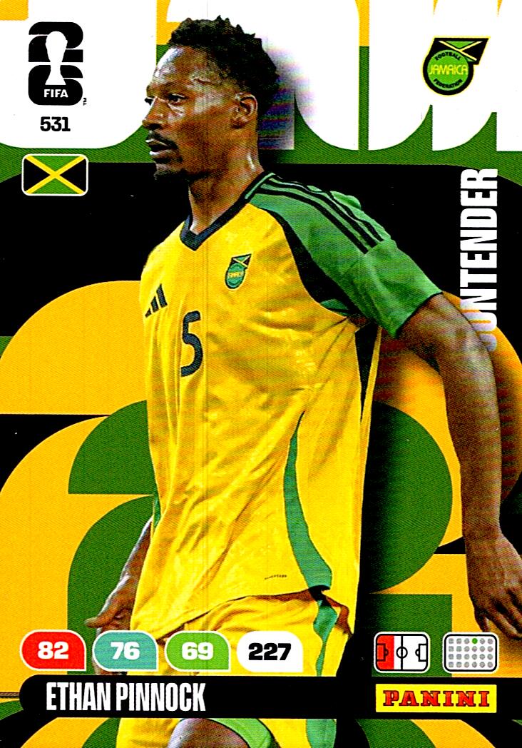 ADRENALYN WORLD CUP 2026 ETHAN PINNOCK JAMAICA Nº531