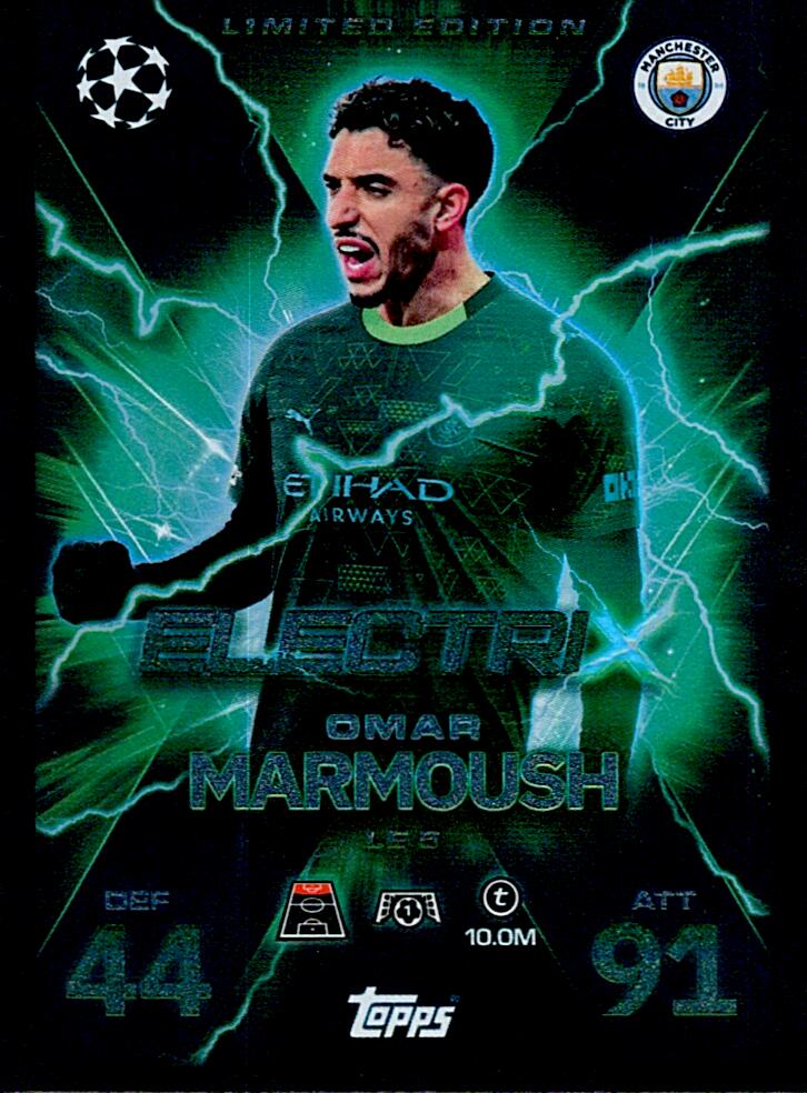 TOPPS MATCH ATTAX EXTRA 2025/26 OMAR MARMOUSH LIMITED EDITION NºLE5