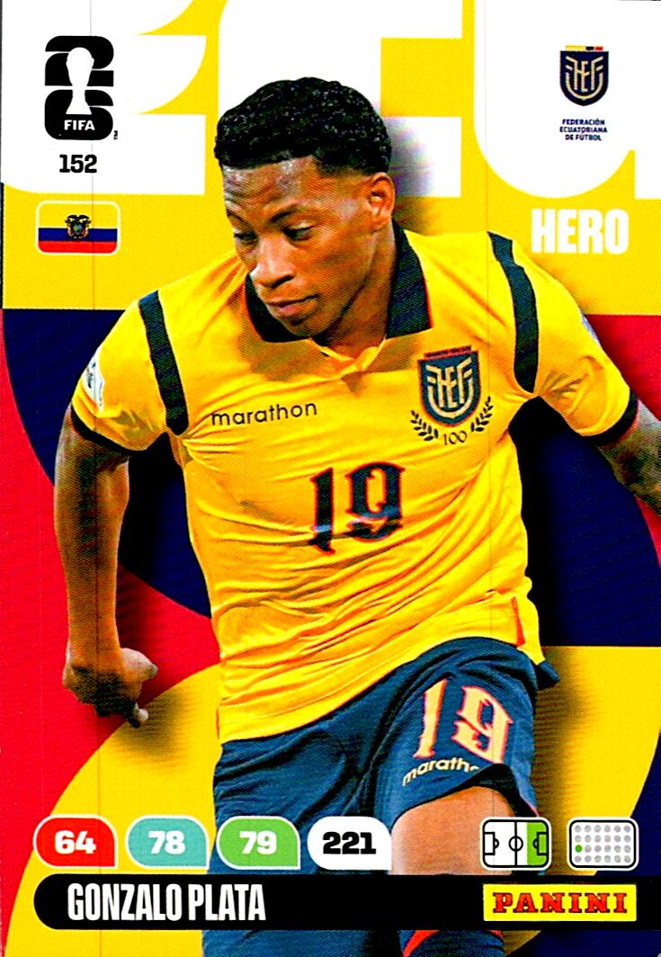ADRENALYN WORLD CUP 2026 GONZALO PLATA ECUADOR Nº152