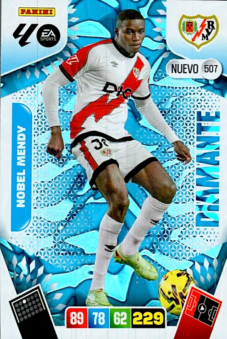 ADRENALYN LA LIGA 2025/2026 NOBEL MENDY NUEVO DIAMANTE Nº507