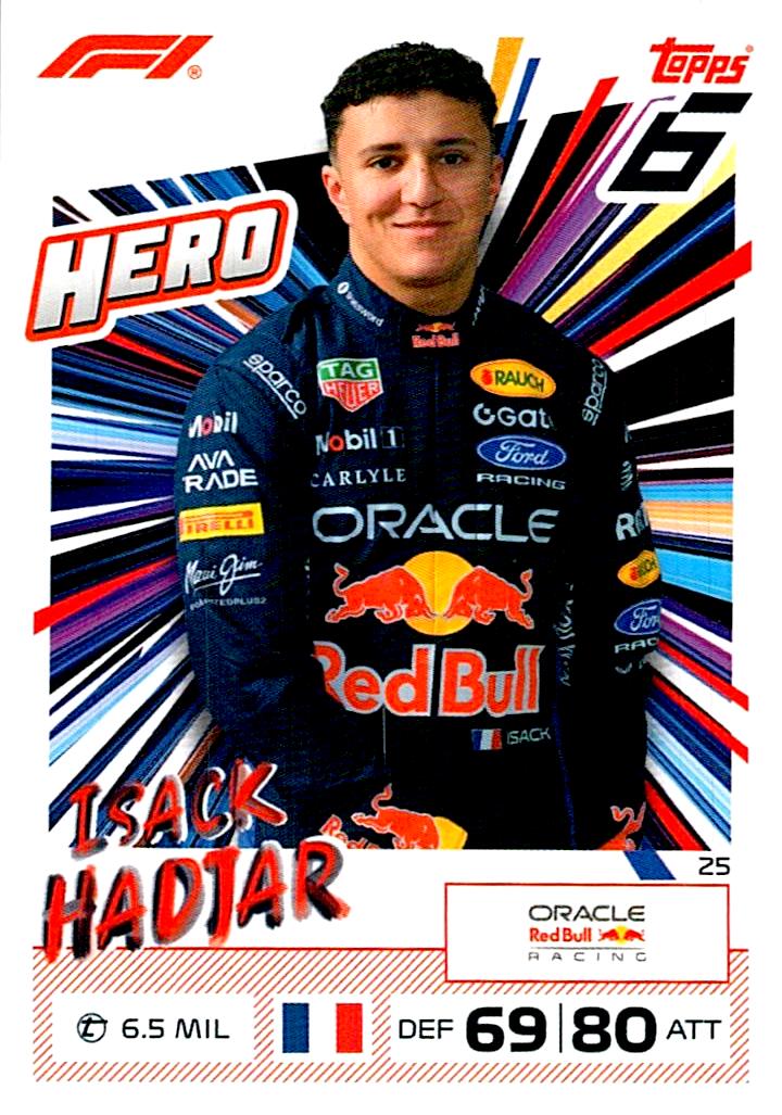 TURBO ATTAX FORMULA 1 2026 ISACK HADJAR Nº25