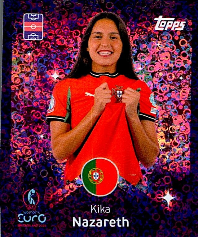 TOPPS WOMEN´S EURO SWITZERLAND 2025 KIKA NAZARETH Nº168