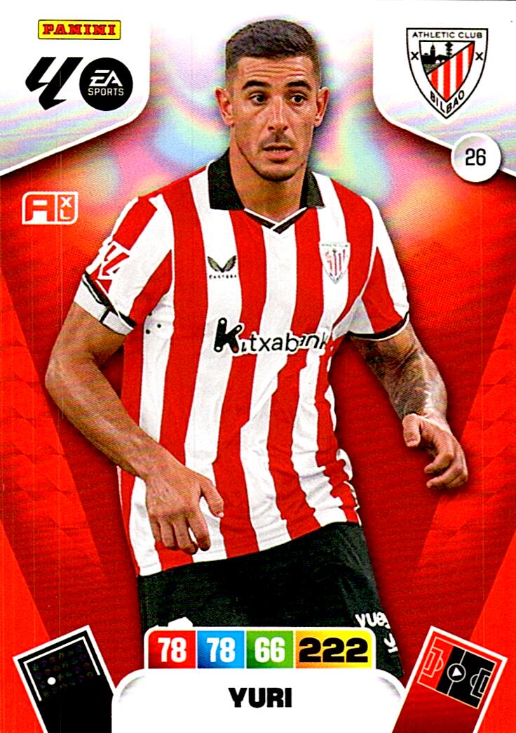 ADRENALYN LA LIGA 2025/2026 YURI ATHLETIC CLUB Nº26