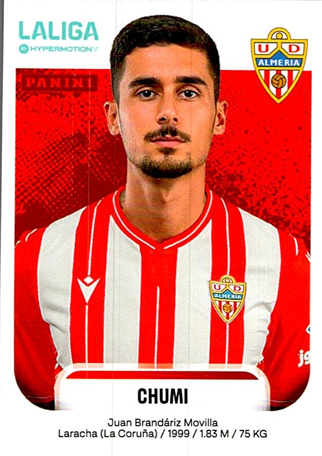LALIGA HYPERMOTION 2025-26 CHUMI ALMERIA Nº27