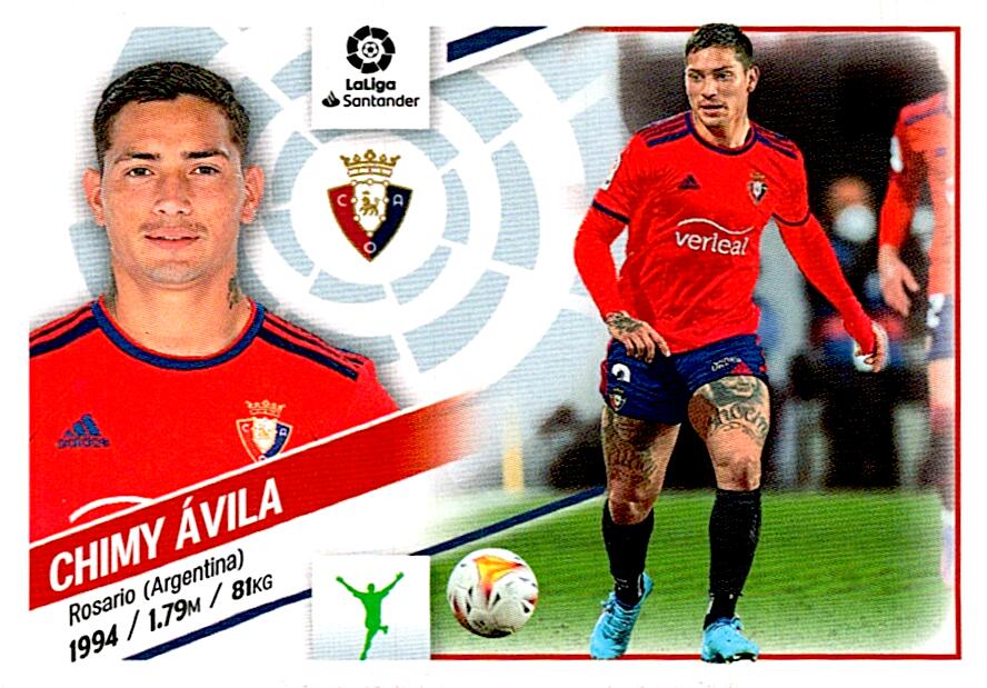 Cromo Liga Este 2022/2023 CHIMY AVILA CA OSASUNA Nº18