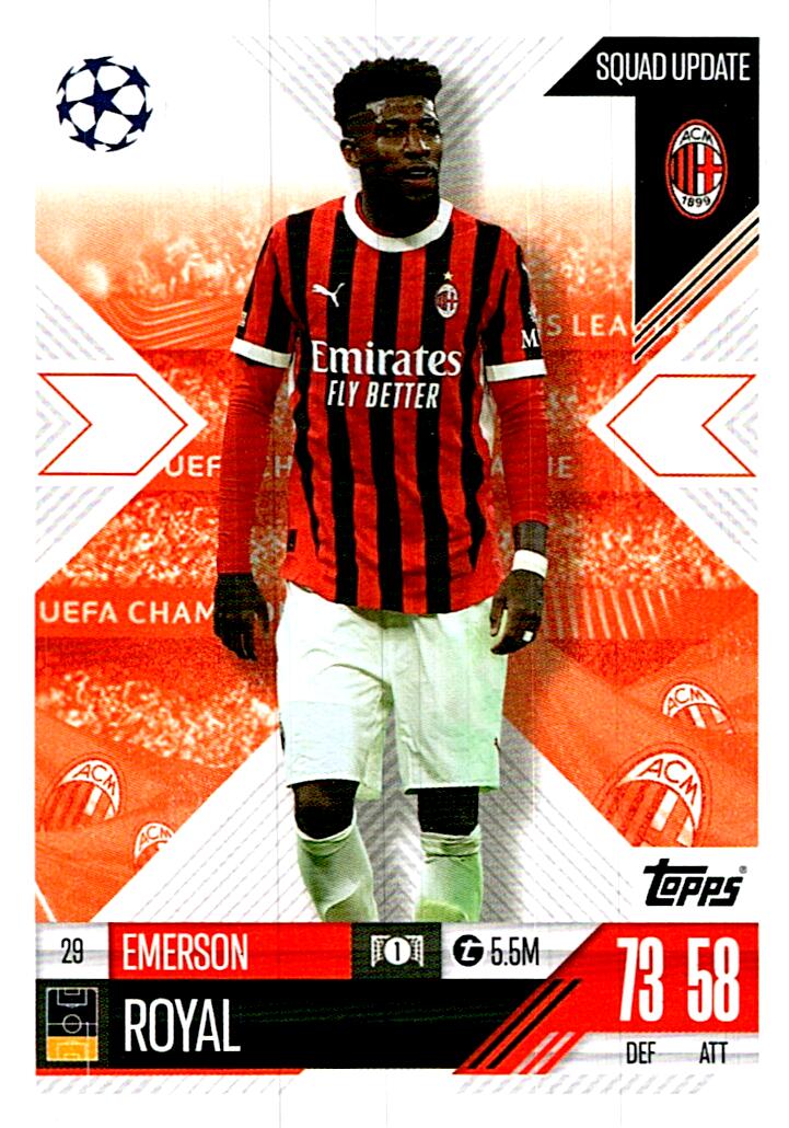 Match Attax Extra 2025 Emerson Royal nº29