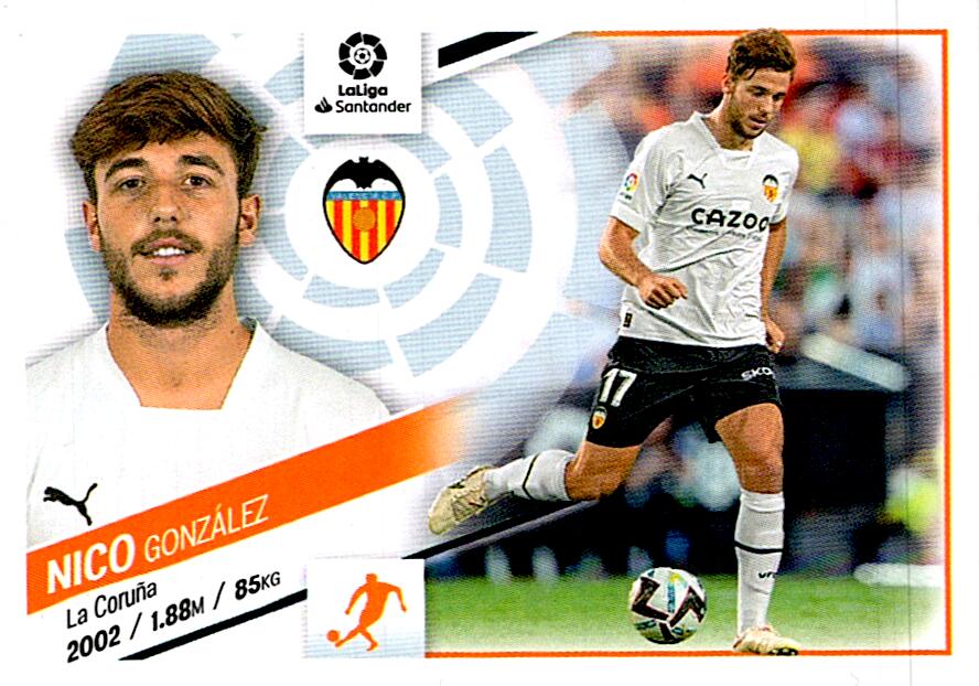 Cromo Liga Este 2022/2023 NICO ULTIMO FICHAJE Nº31 TERCERA EDICION