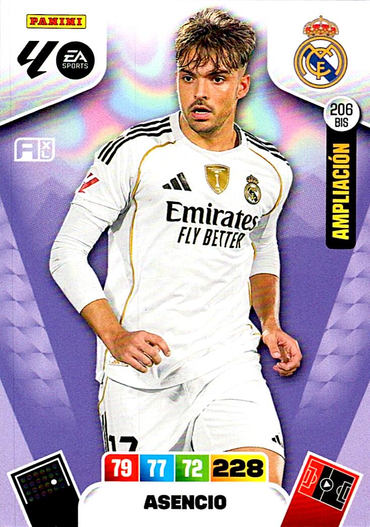 ADRENALYN LA LIGA 2025/2026 ASENCIO AMPLIACION Nº206BIS