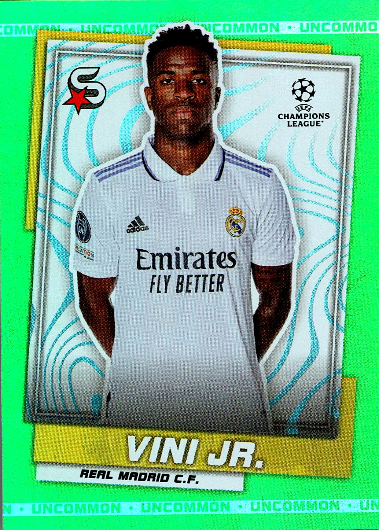 TOPPS SUPERSTARS UCL 2022/2023 VINI JR. Nº45 UNCOMMON