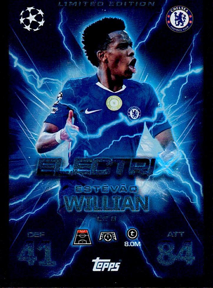 TOPPS MATCH ATTAX EXTRA 2025/26 ESTEVAO WILLIAN LIMITED EDITION NºLE6