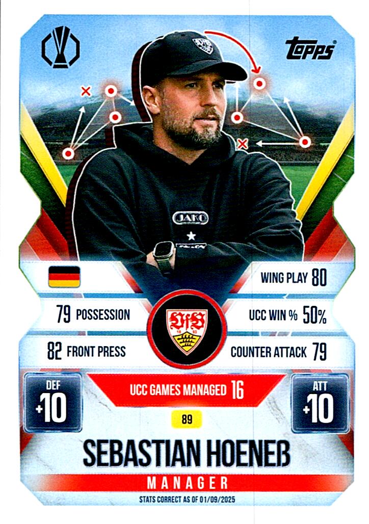 TOPPS MATCH ATTAX EXTRA 2025/26 SEBASTIAN HOENEB Nº89