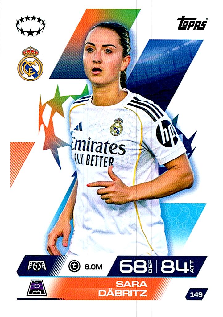 TOPPS MATCH ATTAX EXTRA 2025/26 SARA DÄBRITZ Nº149