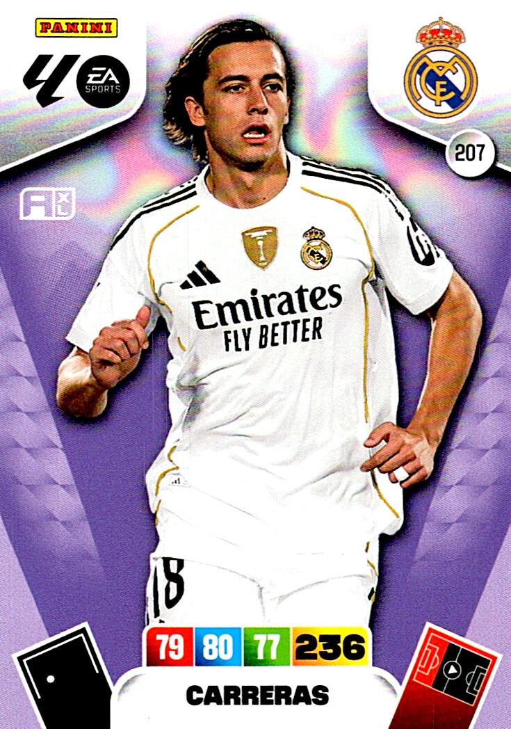 ADRENALYN LA LIGA 2025/2026 CARRERAS REAL MADRID Nº207
