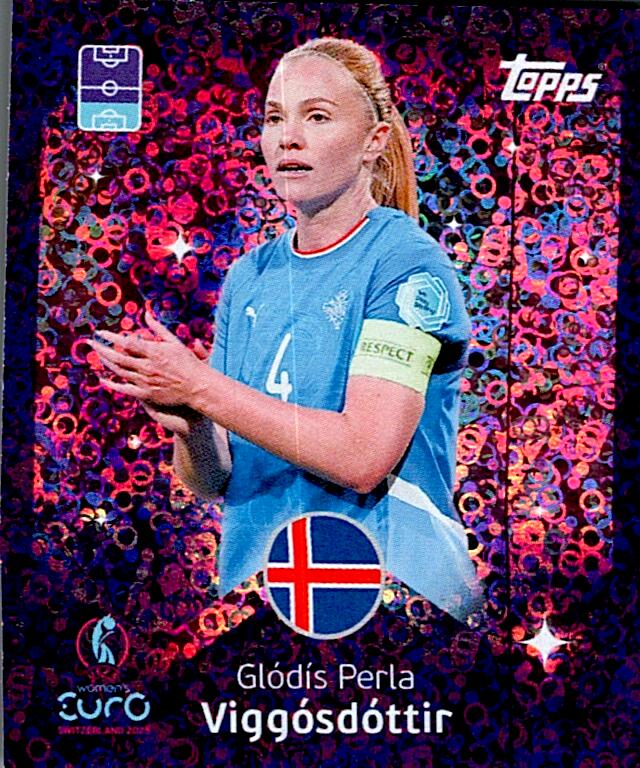 TOPPS WOMEN´S EURO SWITZERLAND 2025 GLÓDÍS PERLA VIGGÓSDÓTTIR Nº169